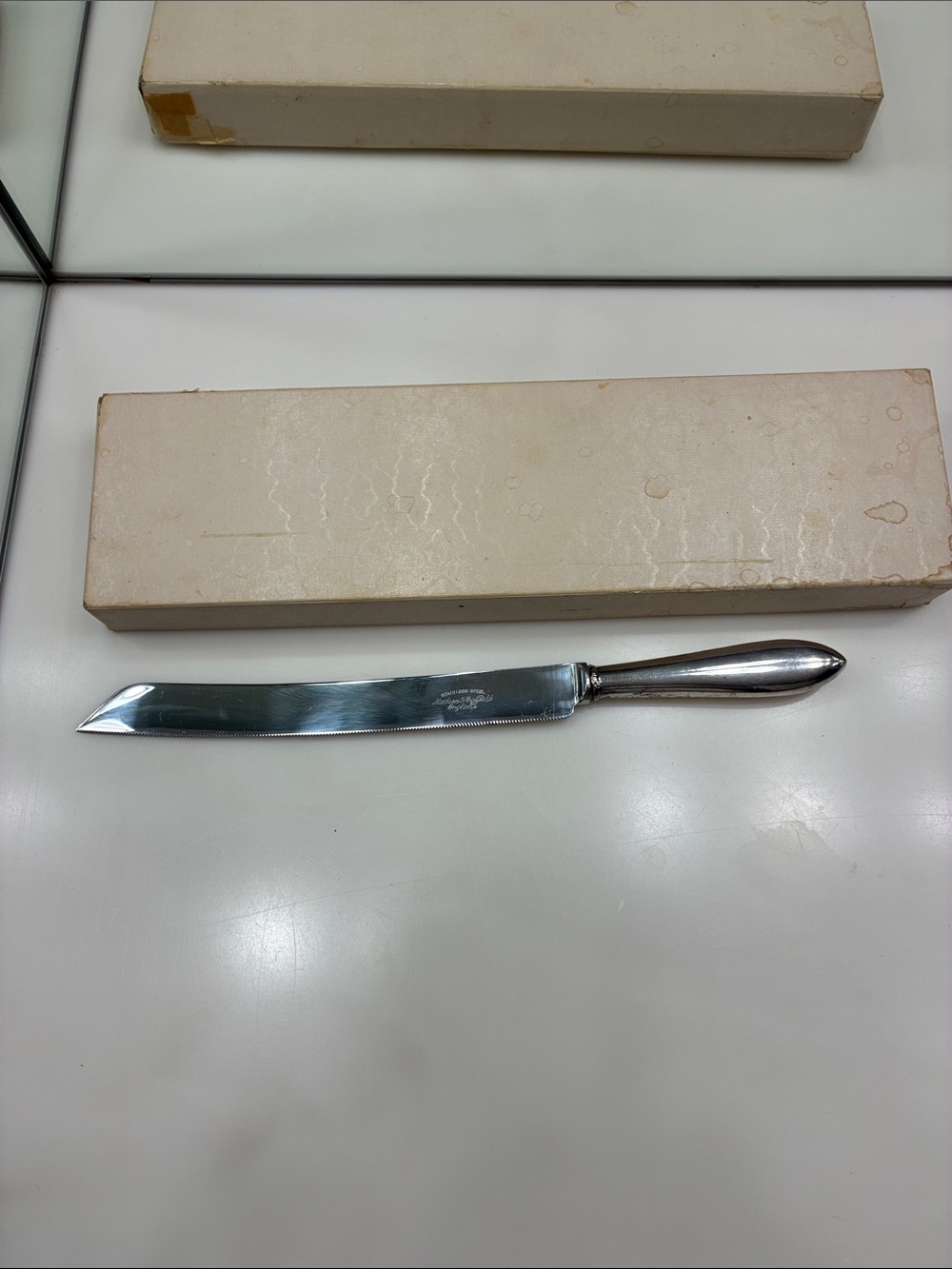 Stainless Steel Vintage 12 Inch Cake Knife Made in England